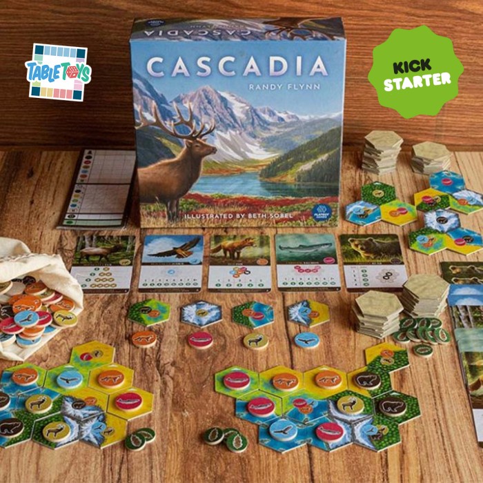 Jual Cascadia Kickstarter Edition Board Game Boardgame Shopee Indonesia