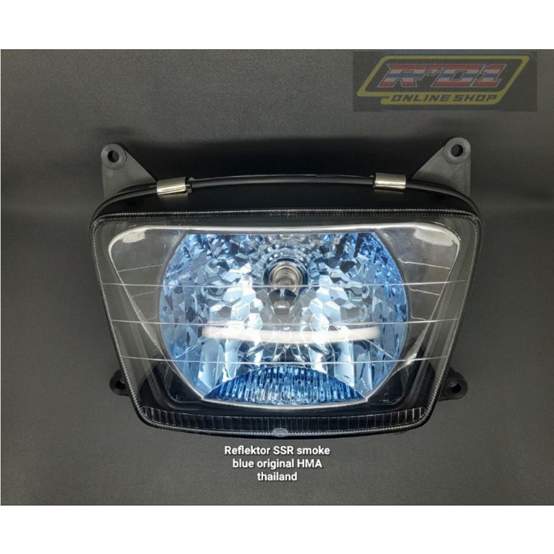 Jual Lampu Depan Ninja Reflektor Depan Ninja Fairing Ssr Crystal Smoke