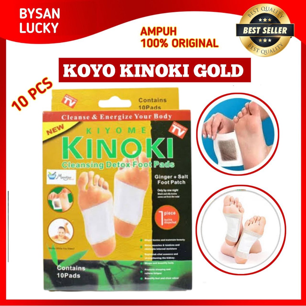 Jual Koyo Kinoki Gold Original 1 Box Isi 10 Pcs Penyerap Racun Di