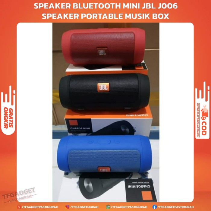 Jual Speaker Bluetooth Mini Jbl J006 Speaker Portable Musik Box ...