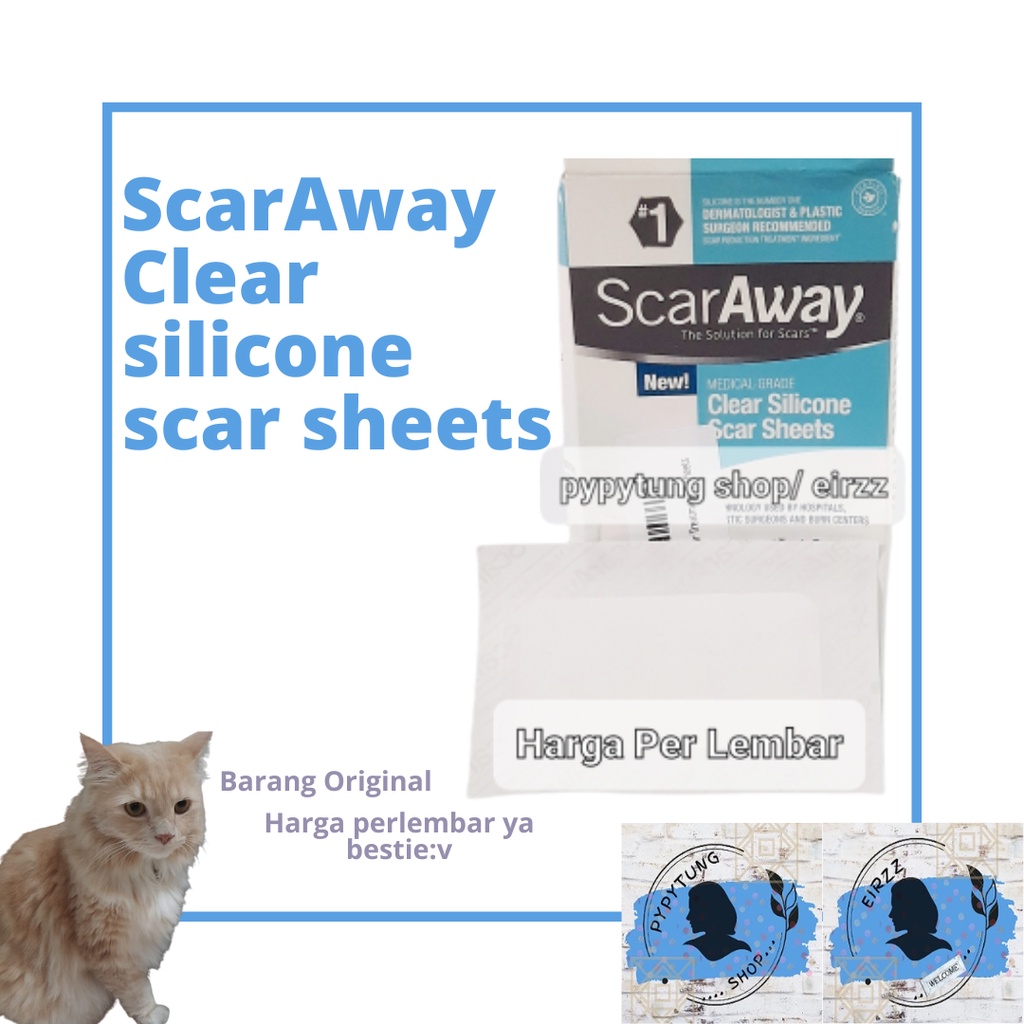 Jual ScarAway Clear Silicone Scar Sheets | Harga PerSheets | Shopee ...