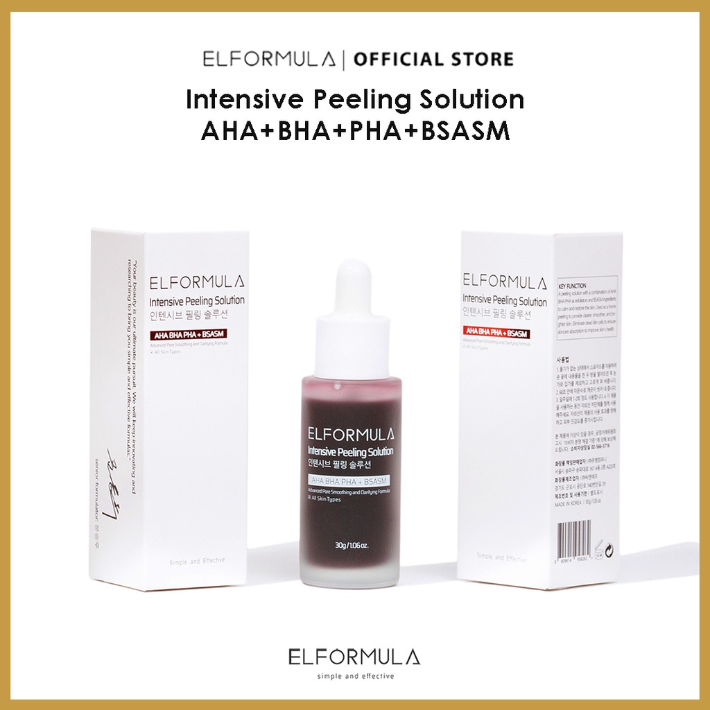 Jual ELFORMULA Intensive Peeling Solution AHA BHA PHA Peeling Serum ...