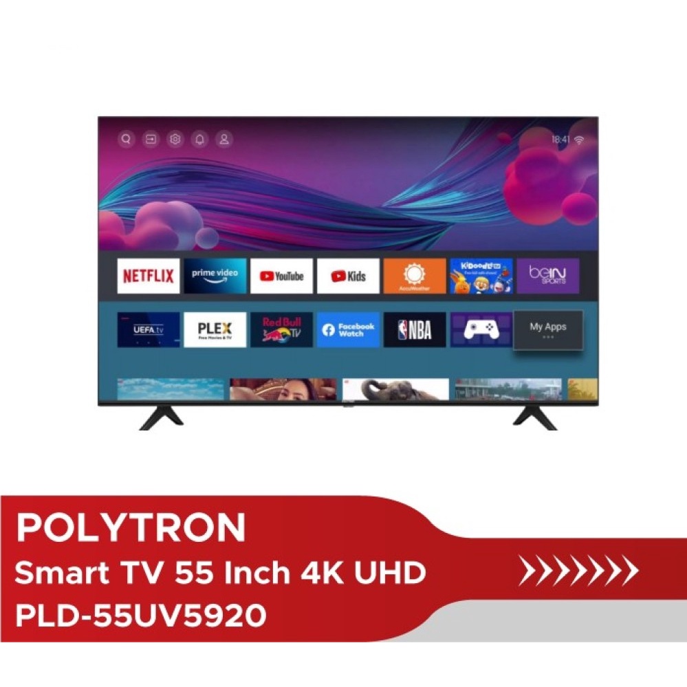 Jual Polytron Led Tv Inch K Uhd Smart Tv Pld Uv Pld Uv Shopee Indonesia