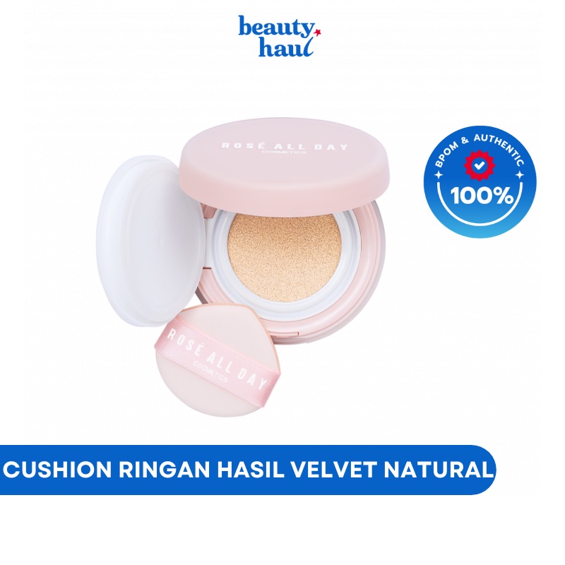 Jual ROSE ALL DAY The Realest Lightweight Essence Cushion Shopee