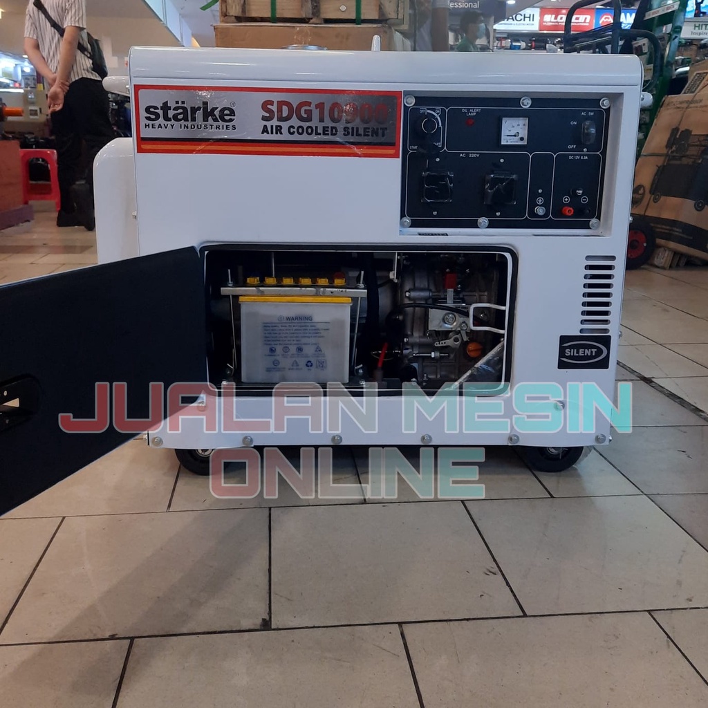 Jual Genset Silent Diesel Starke 6000 6600 watt SDG10900 | Shopee Indonesia