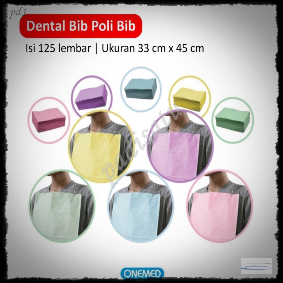 Jual Dental Bib PolyBib Celemek Apron Pasien Gigi isi 125 pcs | Shopee ...