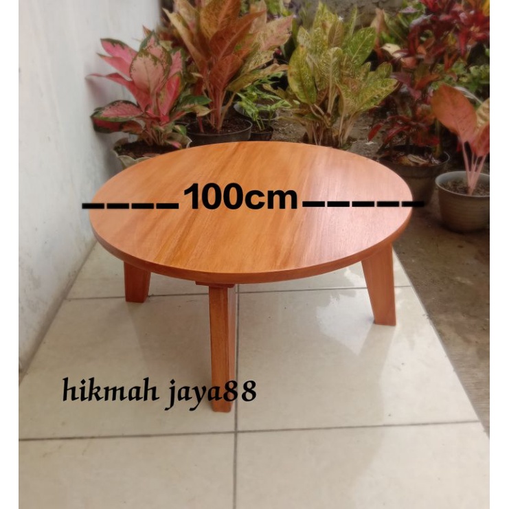 Jual Meja Lesehan Bulat DM 100*30cm | Shopee Indonesia