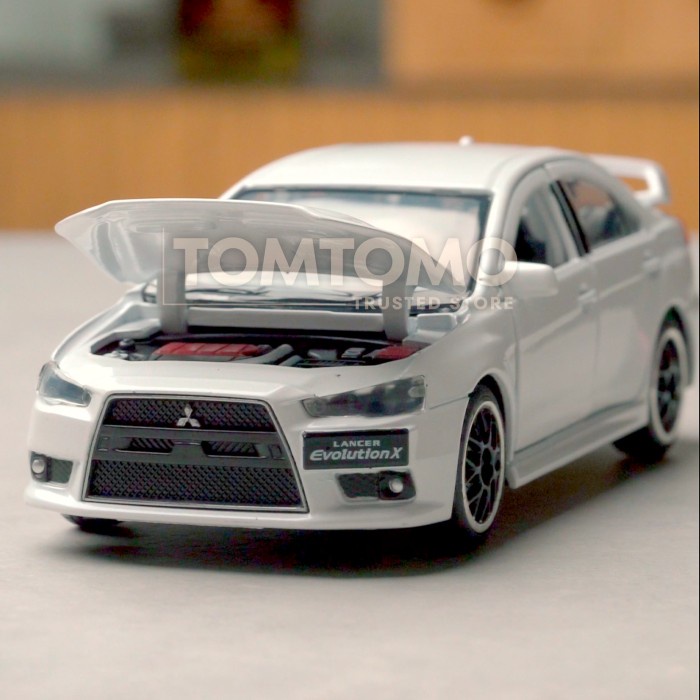 Jual Tomtomo Mitsubishi Lancer Evo X Diecast Miniatur Mobil Mobilan