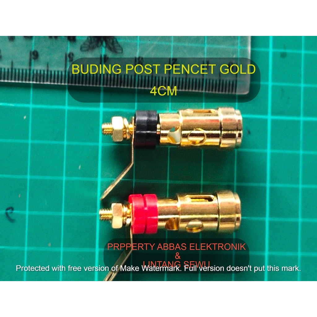 Jual BUDING POST BIDING POST BINDING POST PENCET 4CM GOLD BONDING POST ...