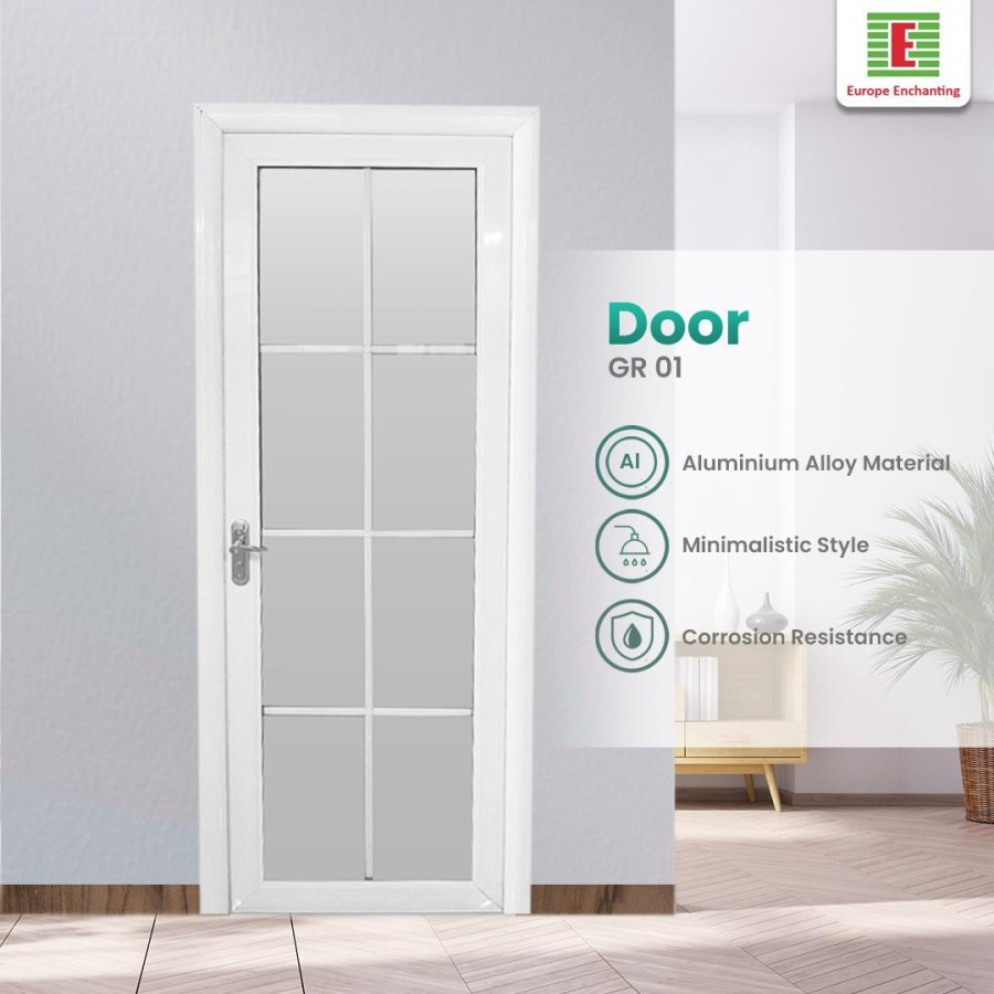 Set Pintu Rumah Aluminium Minimalist Europe Enchanting Khusus Jabodetabek