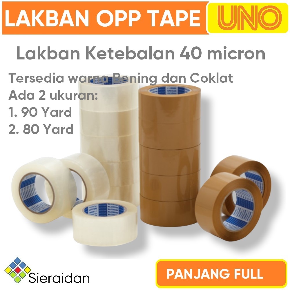 Jual Lakban OEM OPP Tape Panjang Full Ketebalan 40 Micron Murah dan ...