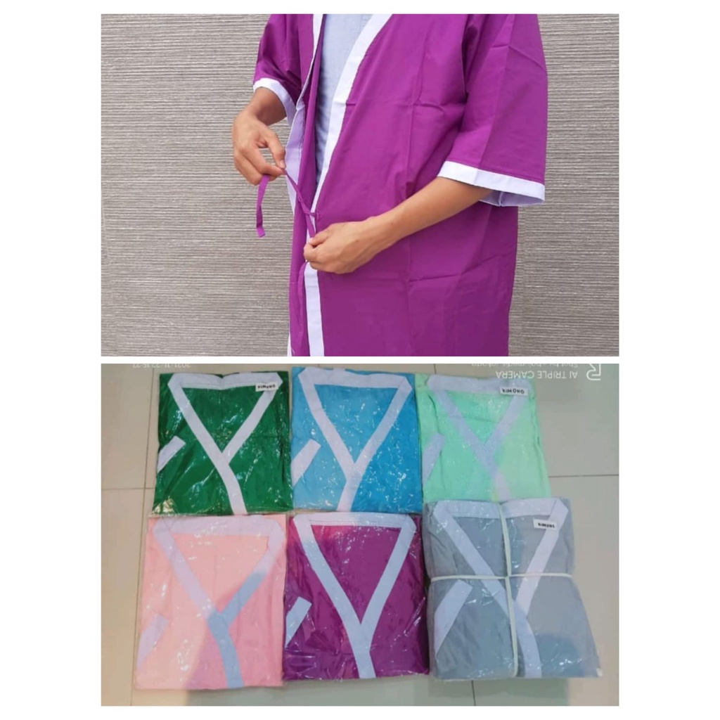 Jual Alat Medis Baju Pasien Kimono Bed Rest Room Baju | Shopee Indonesia