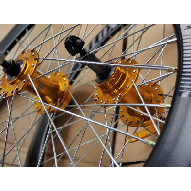 Jual pelg RIMS sepeda sudah dirakit ukuran 20