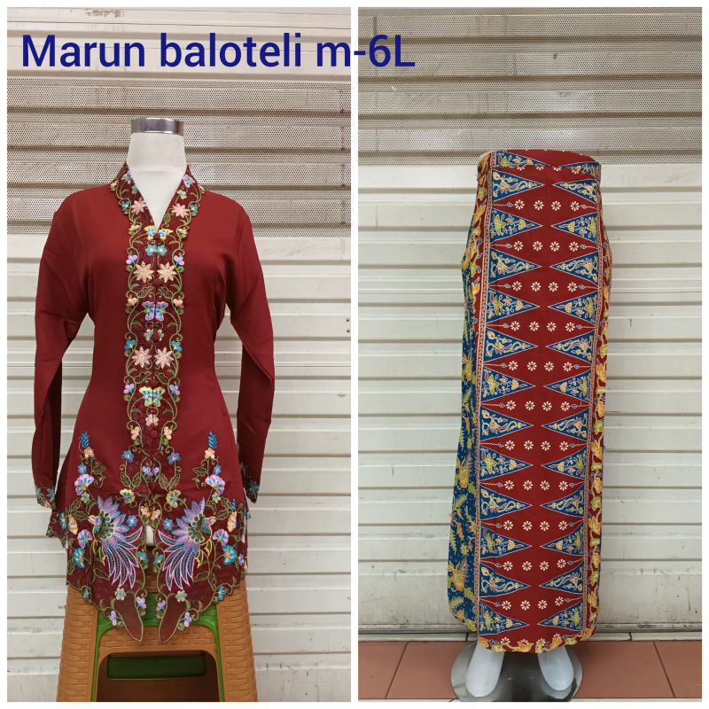 Jual Cod Setelan Kebaya Encim Betawi Kebaya Encim Bahan Katun