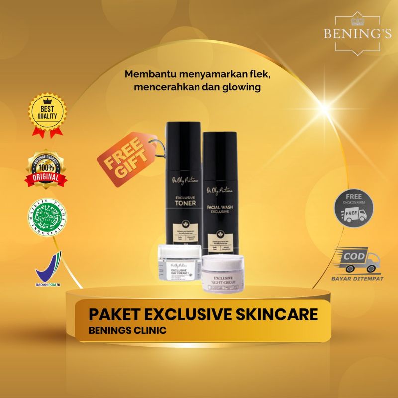 Jual Paket Exclusive Bening Skincare Dr Oky Pratama |Bening's Clinic ...