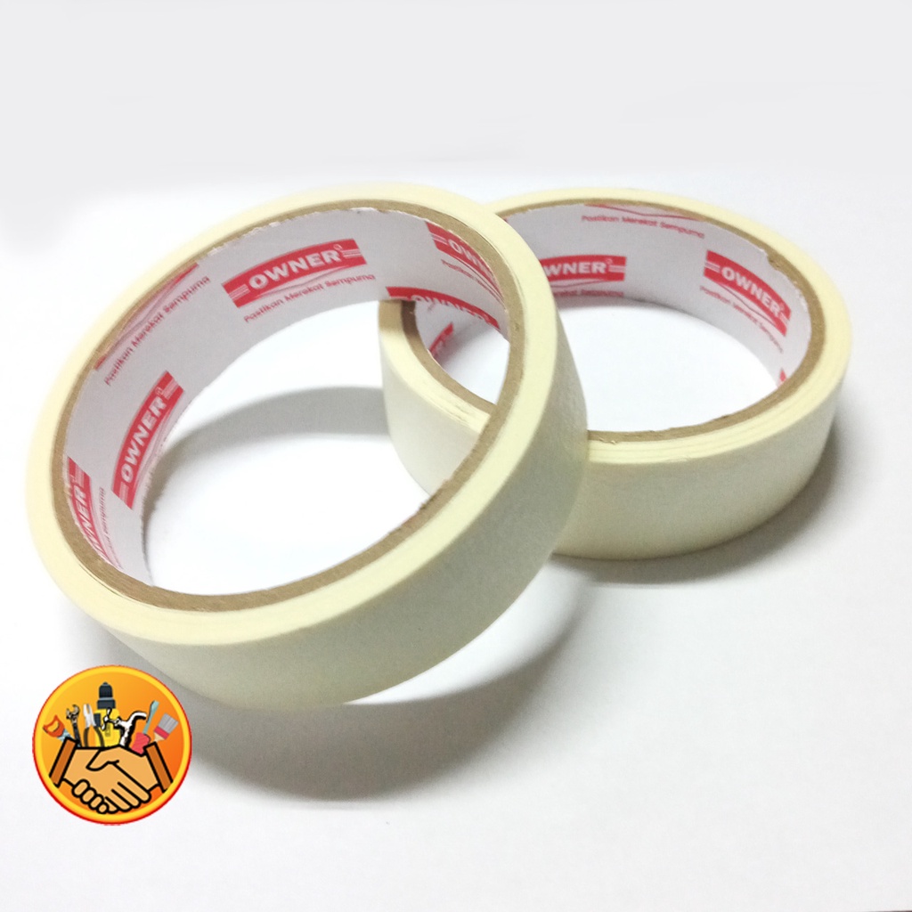 Jual MASKING TAPE 24 MM / LAKBAN KERTAS 1 INCH BODHI TAPE Shopee