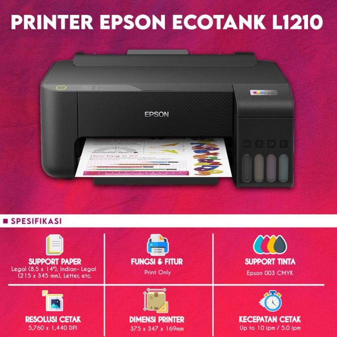Jual Printer Epson L1210 Pengganti 1110 Print Only Shopee Indonesia 2528