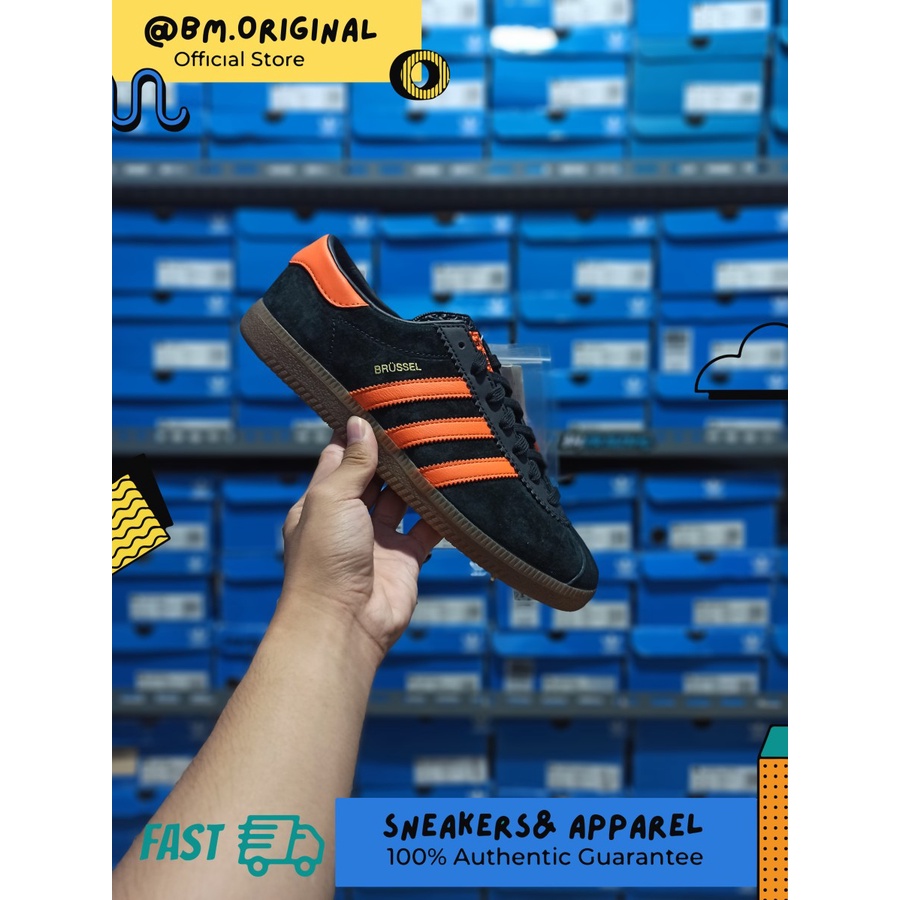 Jual Adidas Brussel City Series Black Orange Gold ORIGINAL EE4915 Shopee Indonesia