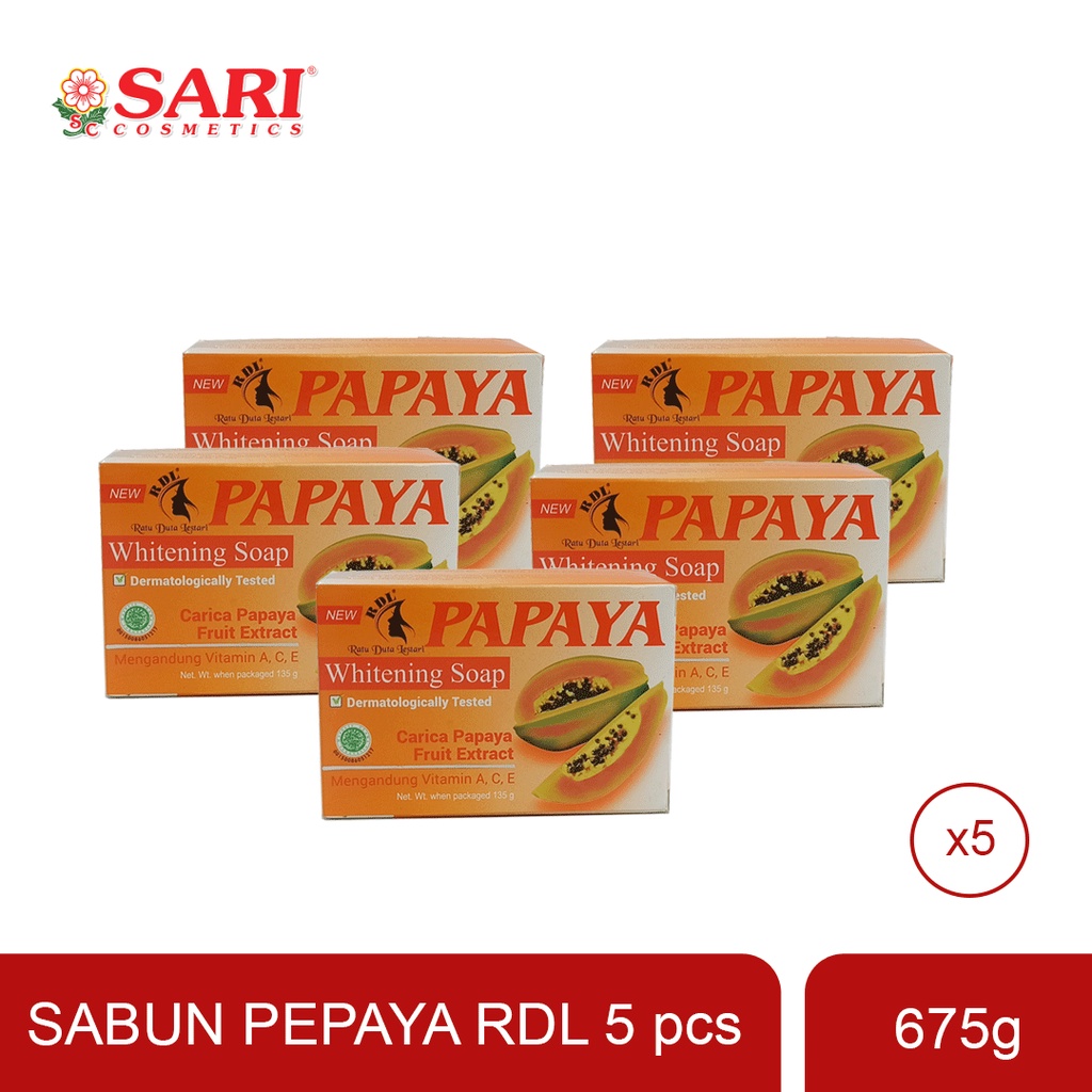 Jual Sari Cosmetics - Bundling Sabun Papaya RDL Original extract Carica ...