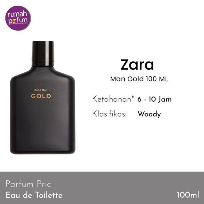 Jual Parfum Zara Man Gold 100 ML Shopee Indonesia