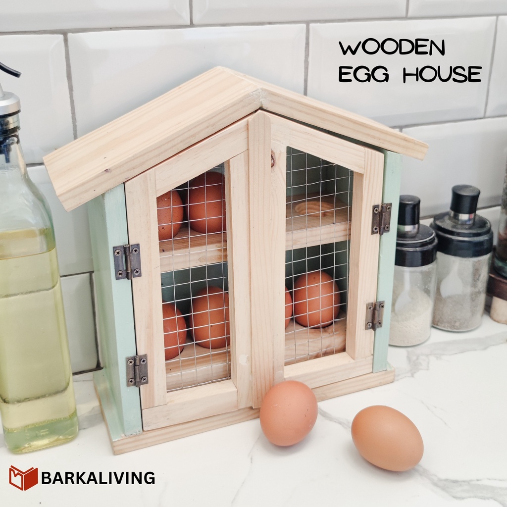 Jual Rak Telur Egg House Tray Kayu Tempat Penyimpanan Telur | Shopee ...