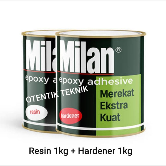 Jual LEM EPOXY MILAN ( RESIN DAN HARDENER ) LEM CAMPUR SERBAGUNA