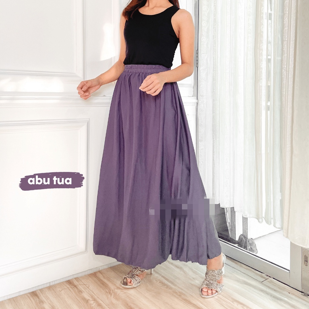 Jual ROK KERJA WANITA POLOS BASIC PREMIUM 100% HYGET SUPER / ROK POLOS ...