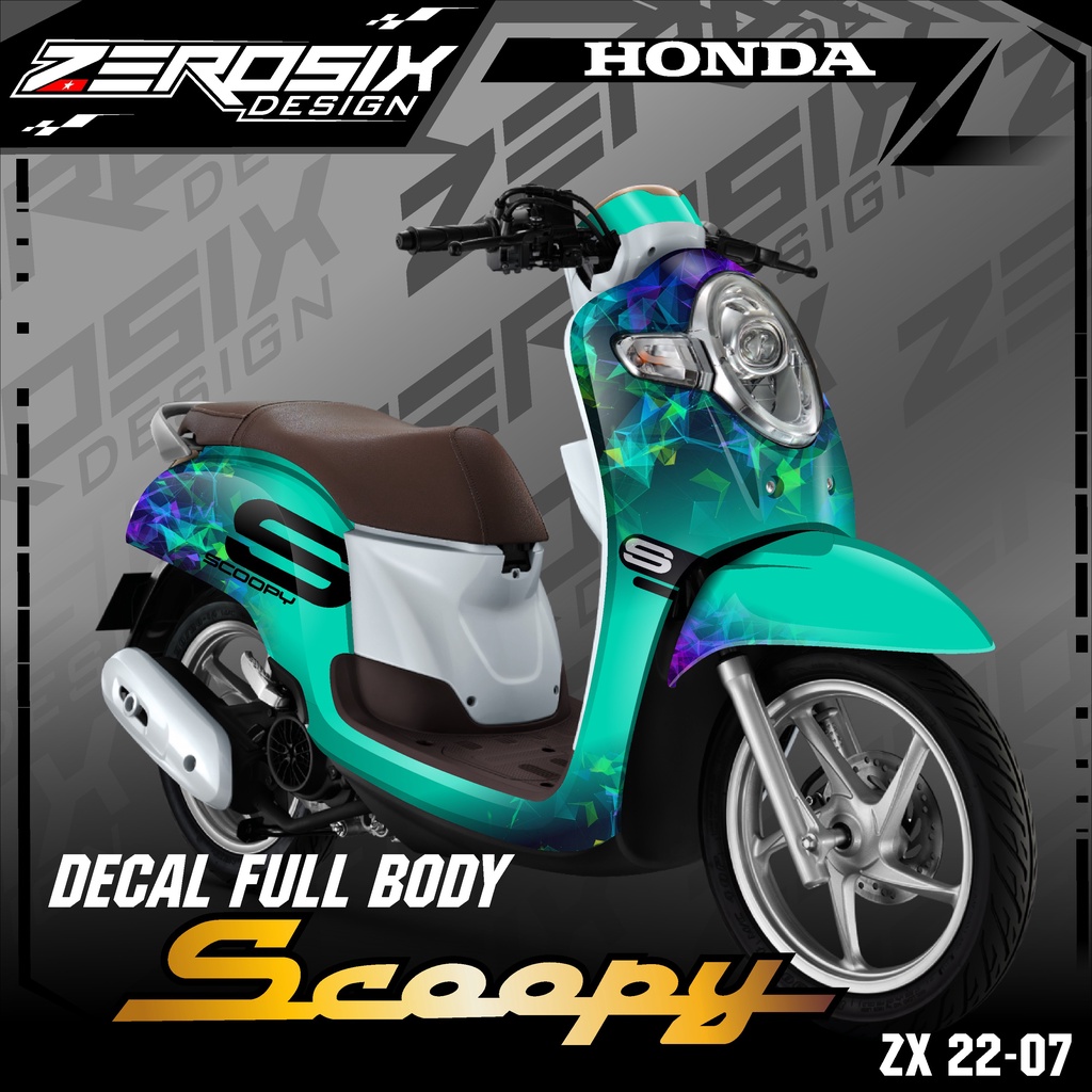 Jual Decal Sticker SCOOPY FI NEW FULL BODY - STIKER SCOOPY 2017 2018 ...