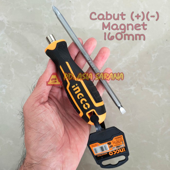 Jual Obeng Cabut PH2+SL6 Plus Min Minus 2 Arah INGCO AKISD0201 ...