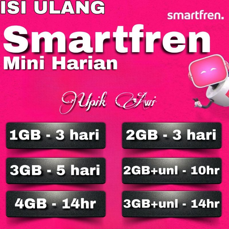 Jual Smartfren Mini Harian Unlimited Nonstop Full 24 Jam Kuota Paket ...