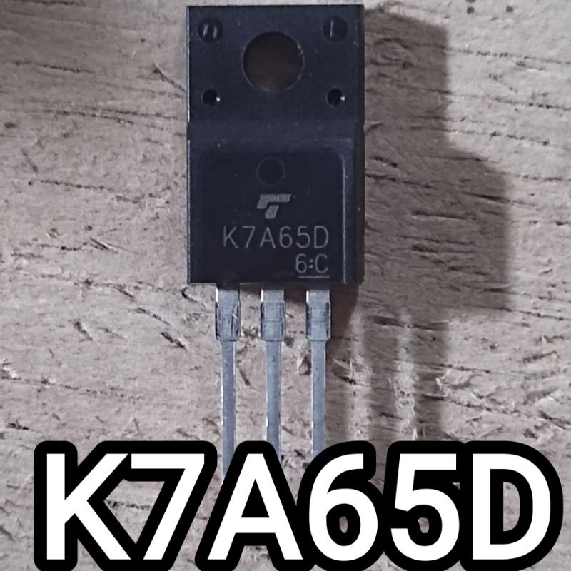 Jual MOSFET FET K7A65D 7A65 TOSHIBA 7N65 K 7A65 D Shopee Indonesia
