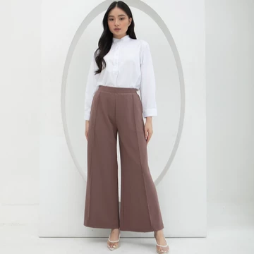 Vina Kulot C1554 SONIA Celana Kulot Lis Scuba Premium Celana Kulot Panjang Skuba Wanita Kerja