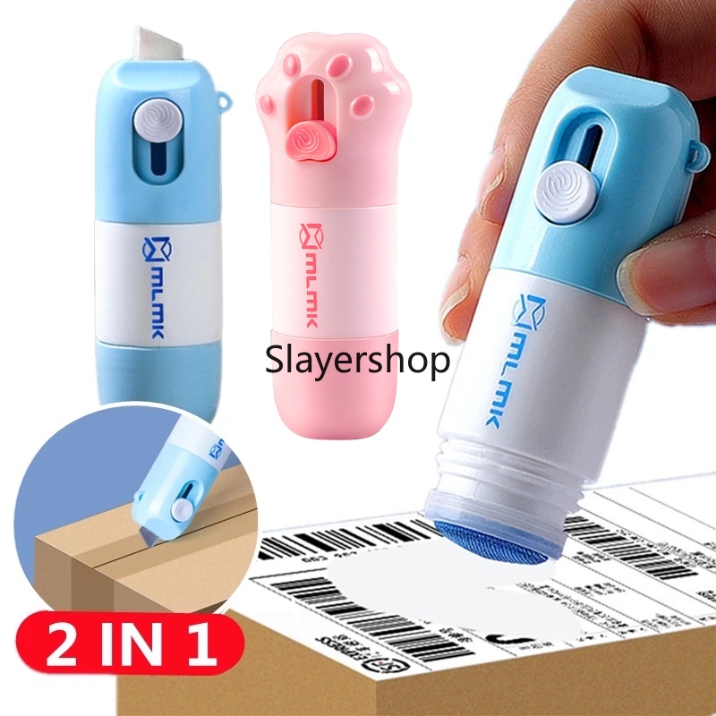 Jual 2in1 Thermal Paper Correction Fluid with Cutting Tool Box Opener ...