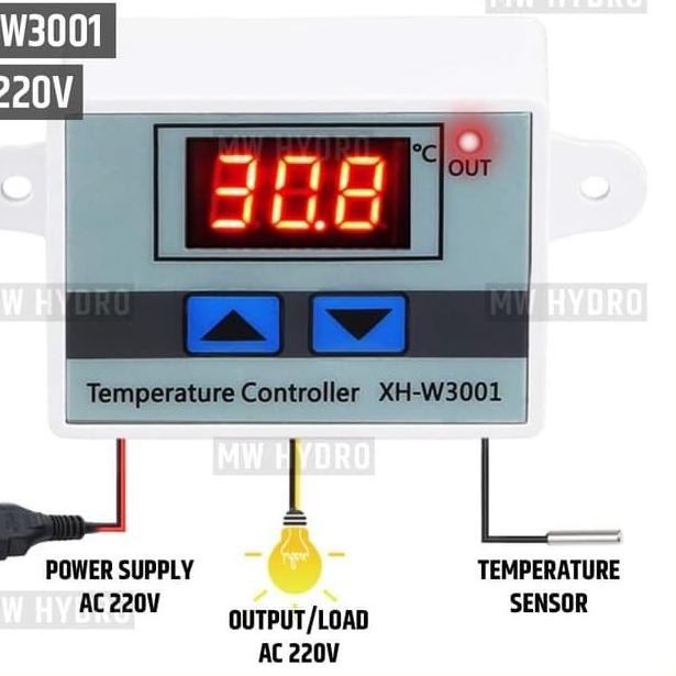 Jual FIA544 Digital Thermostat, Temperature Controller, XHW3001, 220V