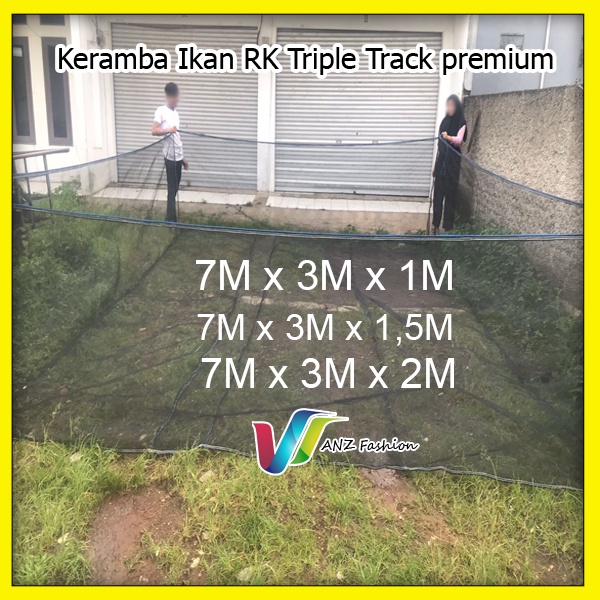 Jual Keramba Ikan Kotak Waring jaring premium RK triple Track ukuran ...