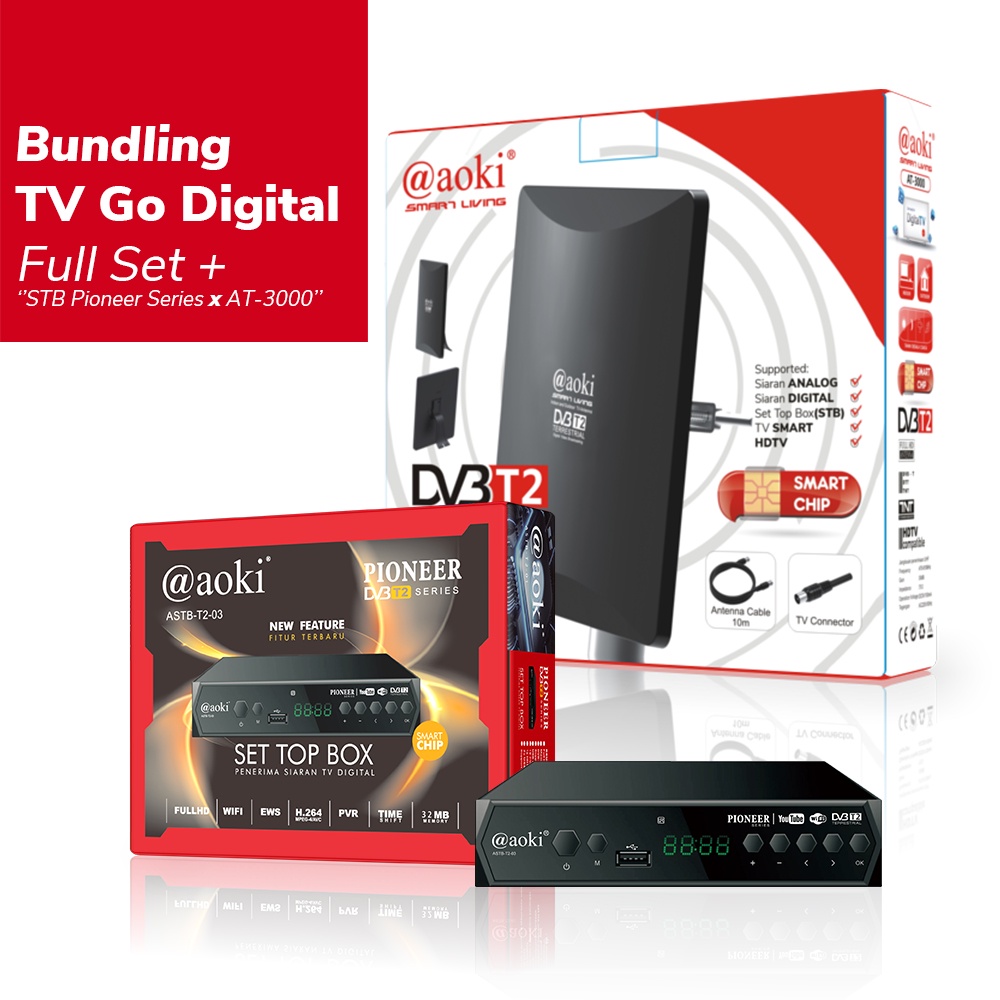 Jual AOKI STB Set Top Box TV Digital Receiver Penerima Siaran Full HD ...