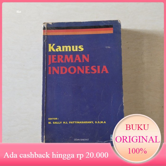 Jual Buku KAMUS JERMAN INDONESIA M Sally Original Bekas | Shopee Indonesia