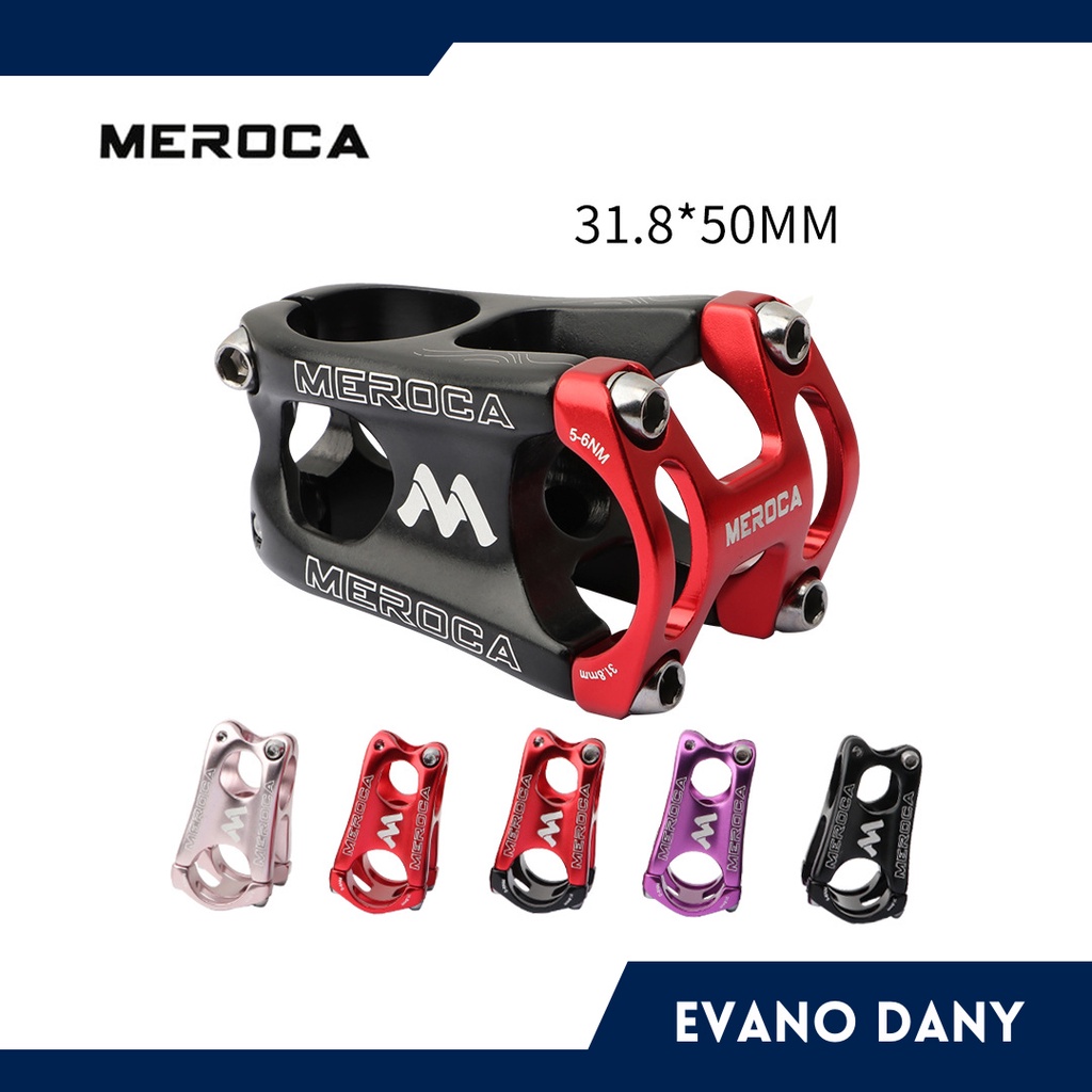 Jual Stem Meroca 31.8x50mm Oversize MTB CNC Aluminium Alloy Ultralight ...