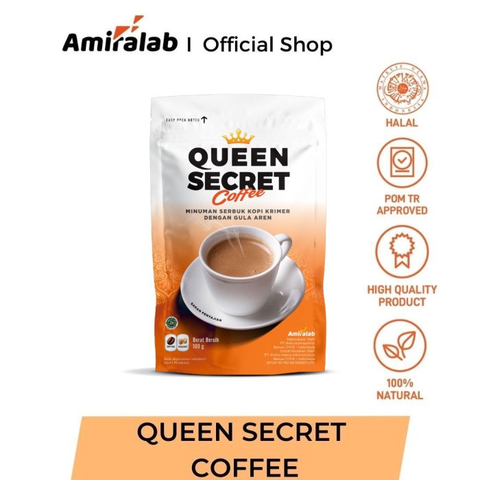 Jual AMIRALAB Queen Secret Coffee Minuman Kopi Herbal Solusi Wanita 250 ...