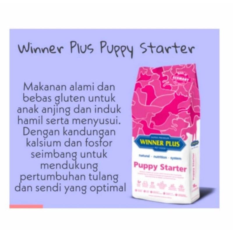 Jual Winner Plus Puppy Starter 18kg Shopee Indonesia