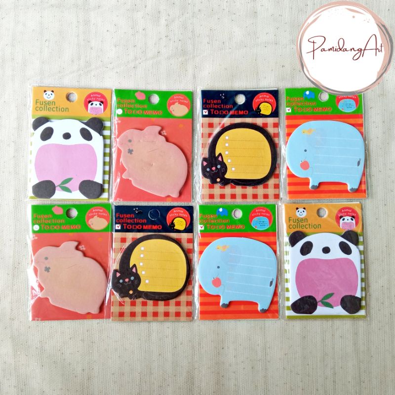 Jual Sticky Notes Animal / Tempelan Kertas Memo / Memo Pad / Post It ...
