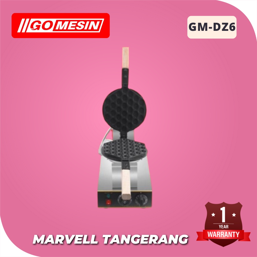 Jual GOMESIN GMDZ6 EGG WAFFLE MAKER 30 LUBANG / HONG KONG WAFFLE