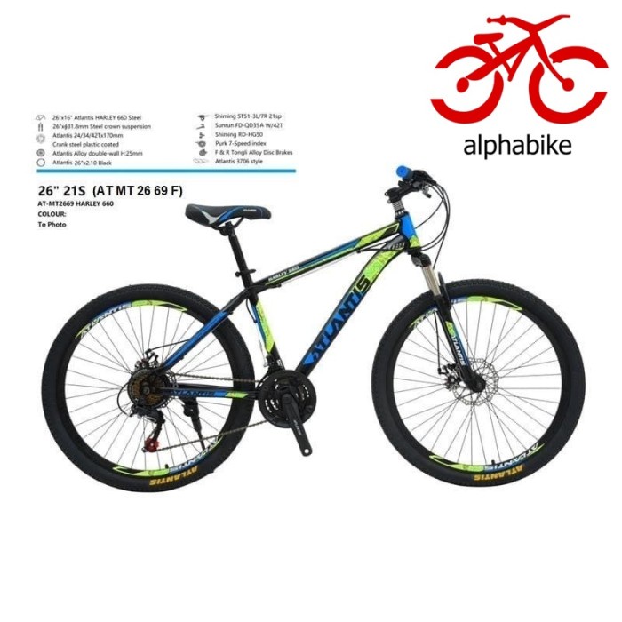 Jual SEPEDA GUNUNG MTB ATLANTIS 730 ROCKET 27.5 INCH | Shopee Indonesia