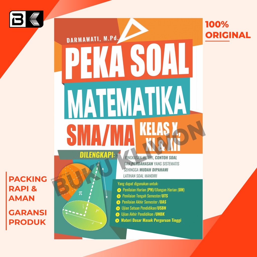Jual Buku Peka Soal Matematika SMA/MA Kelas X, XI & XII Darmawati, M