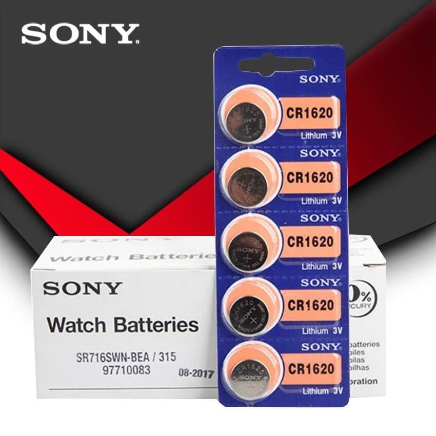 Panasonic CR1620 3V Lithium Coin Battery, Non- Rechargeable at ₹ 9