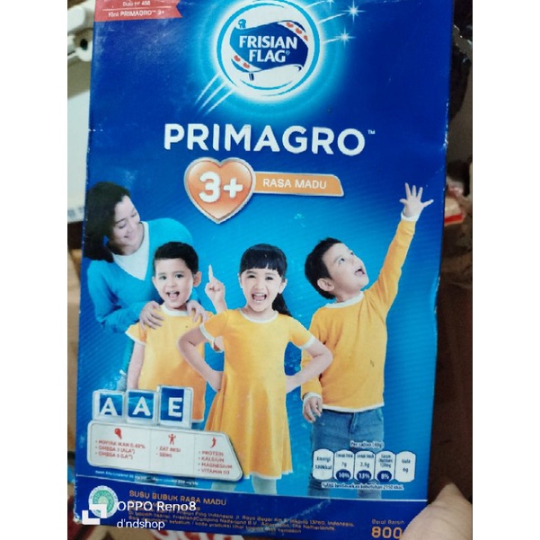 Jual frisian flag primagro 3+ rasa madu kemasan 750g | Shopee Indonesia