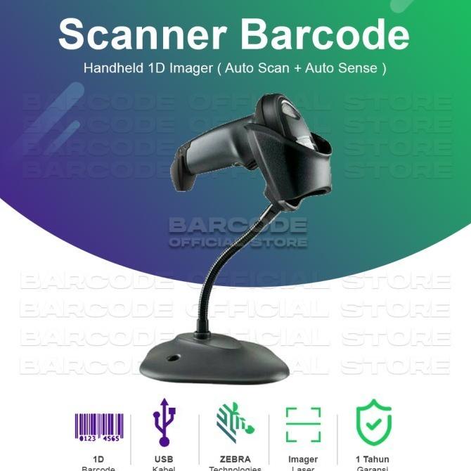 Jual SCANNER BARCODE ZEBRA LI2208 MOTOROLA LI2208 SYMBOL LI2208 1D