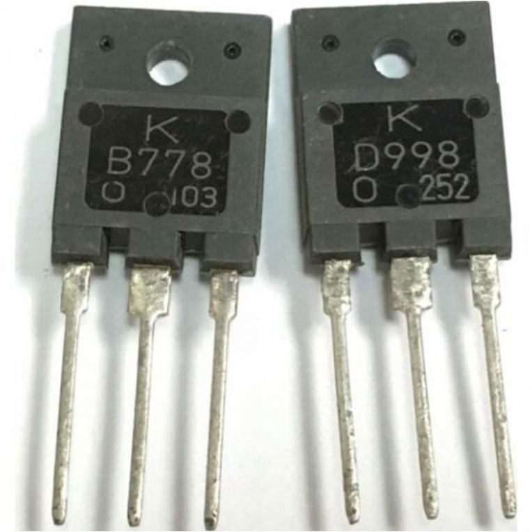 Jual Transistor B778 dan D998 - 2SB778 2SD998 Original KEC To-3PML ...