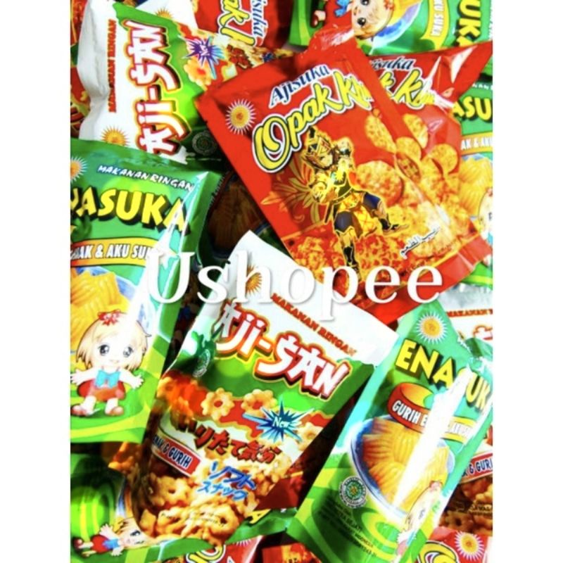 Jual Snack Jadul Ajisan Enasuka Opaku Isi 2 Pouch 23g Shopee Indonesia