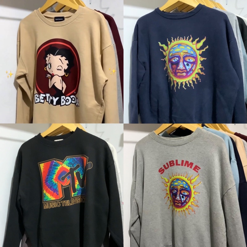 rekomendasi crewneck oversize